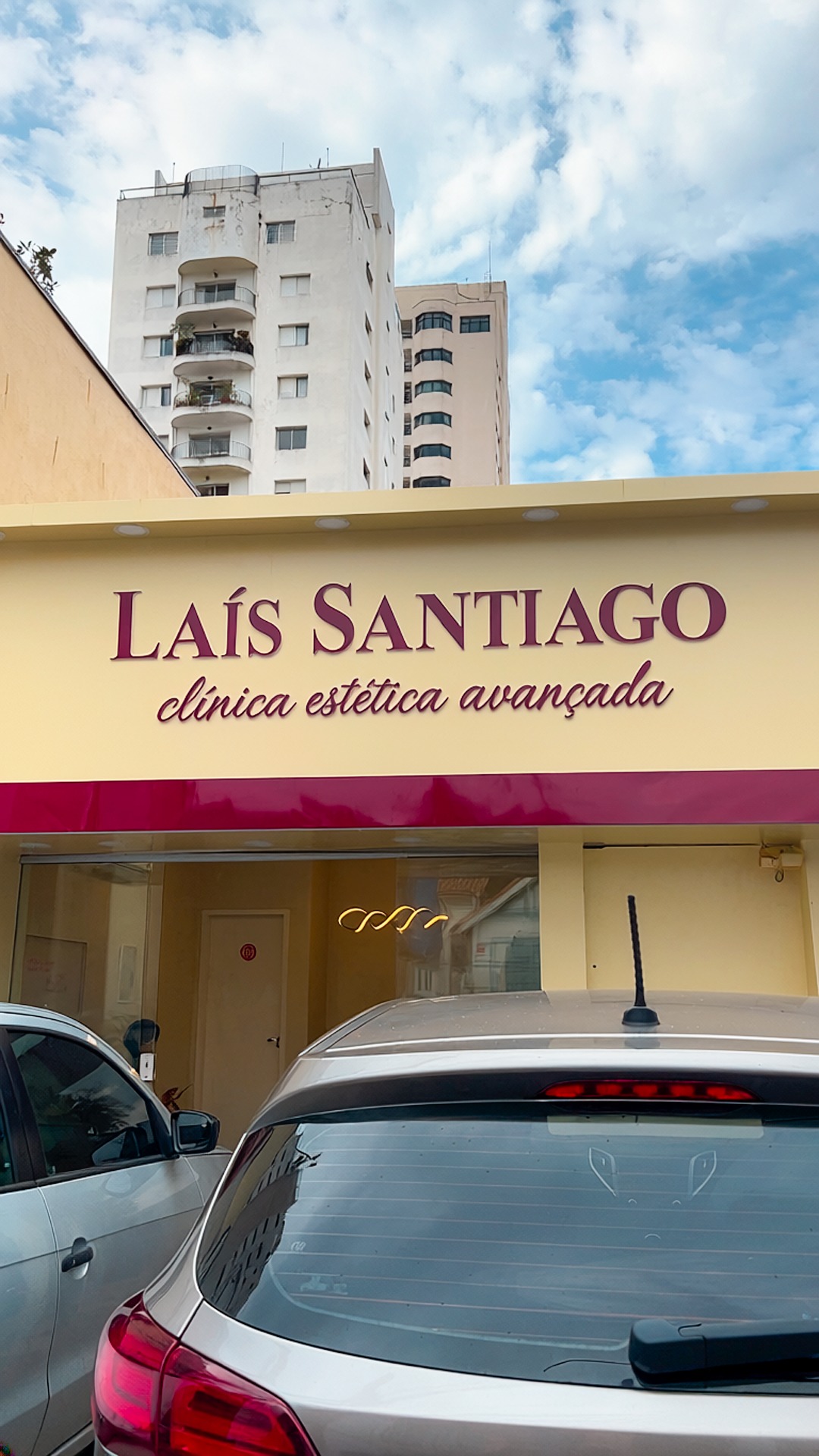 Fachada da clínica da Dra. Laís Santiago